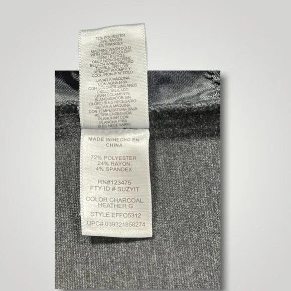 Ellen Tracy Company Women's Ponte Knit Stretch Bootcut Dress Pants 16 - Picture 4 of 4